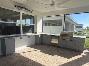 Outdoor kitchen cabinets in Orlando Florida