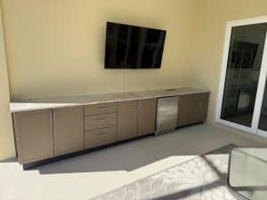 Outdoor kitchen cabinets in Sanford Florida