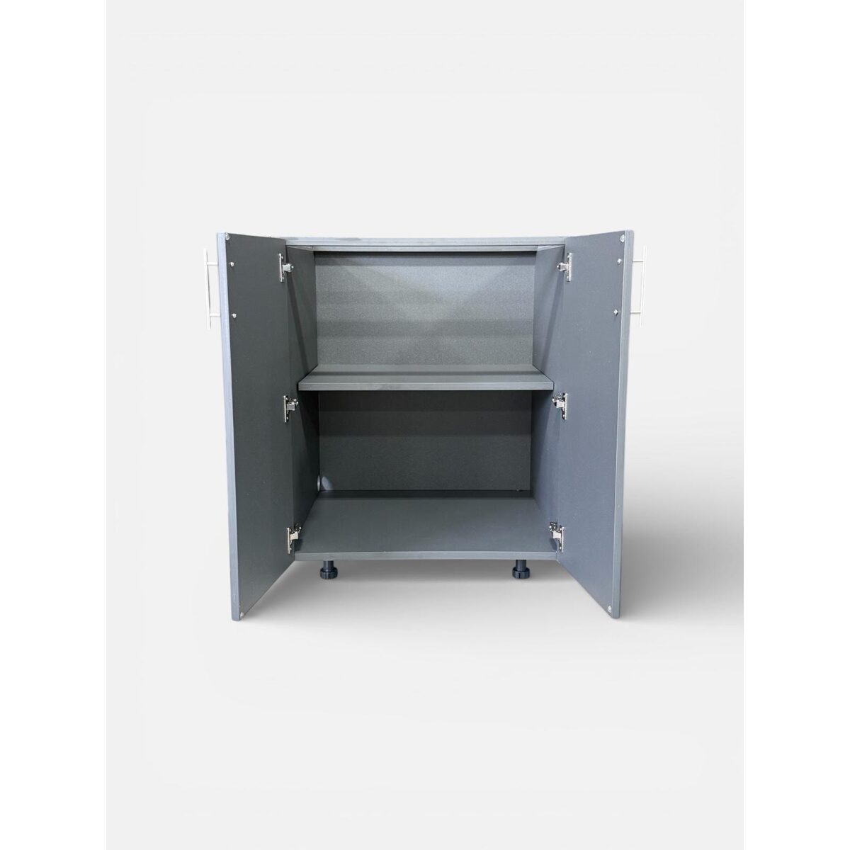 Finished Backs and End Panels for Outdoor Kitchen Islands: Double Door Base Cabinet