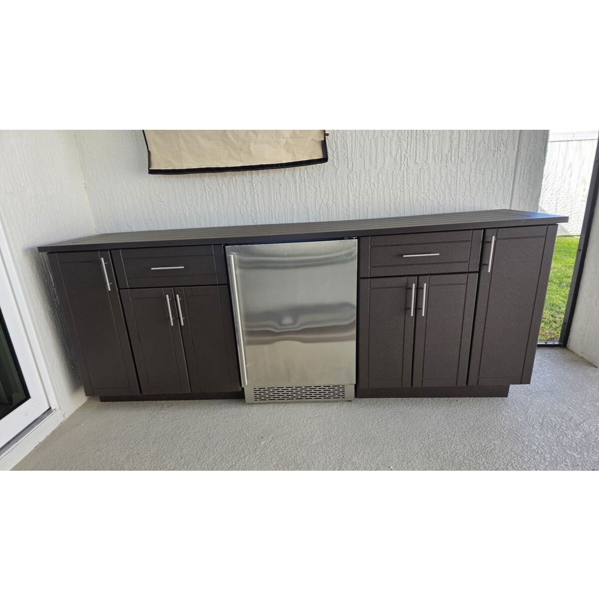 How to Plan an Outdoor Beverage Center Cabinet Zone: Mocha Buffet Kyle Crofoot